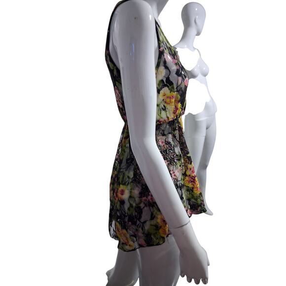 Y2K Vintage Julies Closet Womens S Lace‎ Asymmetrical Whimsigoth Fairy Sheer Top - Picture 8 of 13